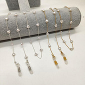 2021. Nova serija maski od bisera u obliku srca, uže, lančić za naočale, višenamjenski dodaci, ručno rađena maska, ukrasna ogrlica, lanac za naočale