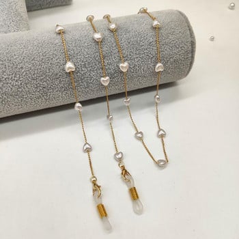 2021 New Heart Pearl Series Mask Rope Glasses Chain Αξεσουάρ πολλαπλών χρήσεων Χειροποίητη μάσκα Διακόσμηση κολιέ Αλυσίδα γυαλιών οράσεως