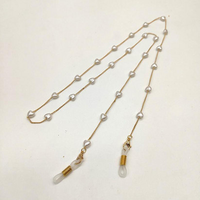 2021. Nova serija maski od bisera u obliku srca, uže, lančić za naočale, višenamjenski dodaci, ručno rađena maska, ukrasna ogrlica, lanac za naočale