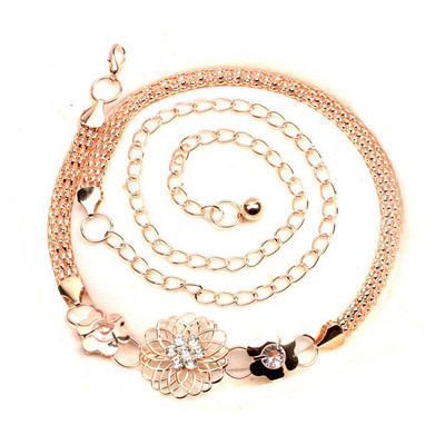 Női divat Arany ezüst deréklánc derékszíj öv Vintage testlánc lányoknak temperamentumos deréköv ékszer kiegészítők