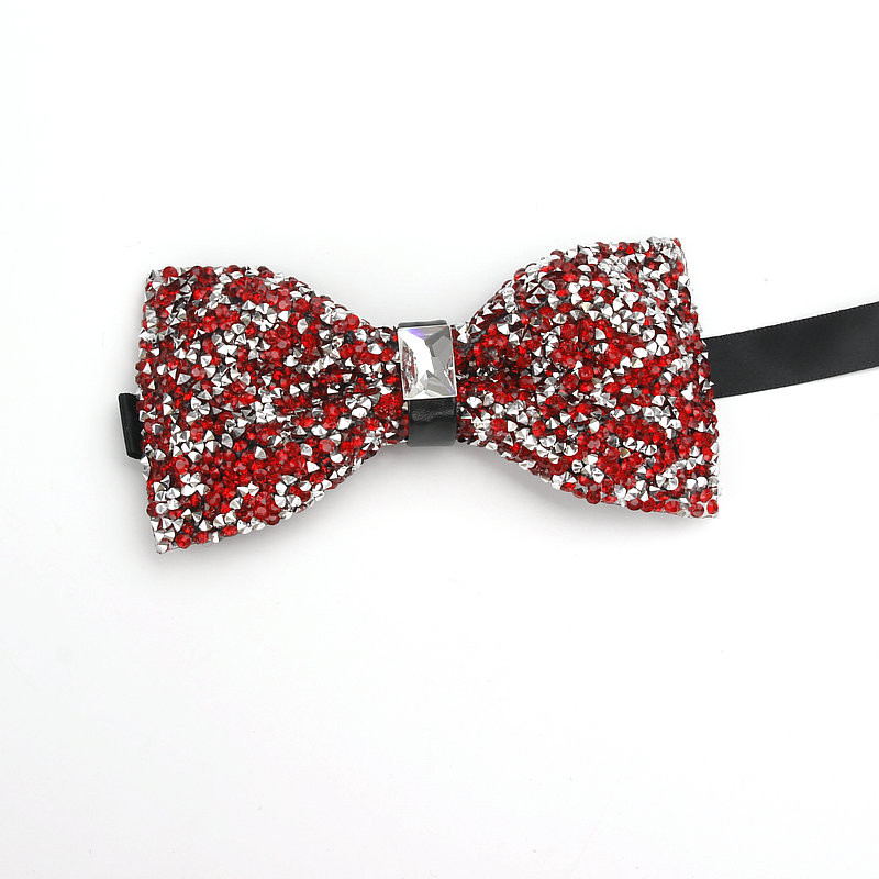 Luksuzne muške leptir-mašne s dijamantnim kristalima i dragim kamenjem Modni dodaci za svatove gravatas Ogrlice za bankete Muške vjenčane leptir-mašne