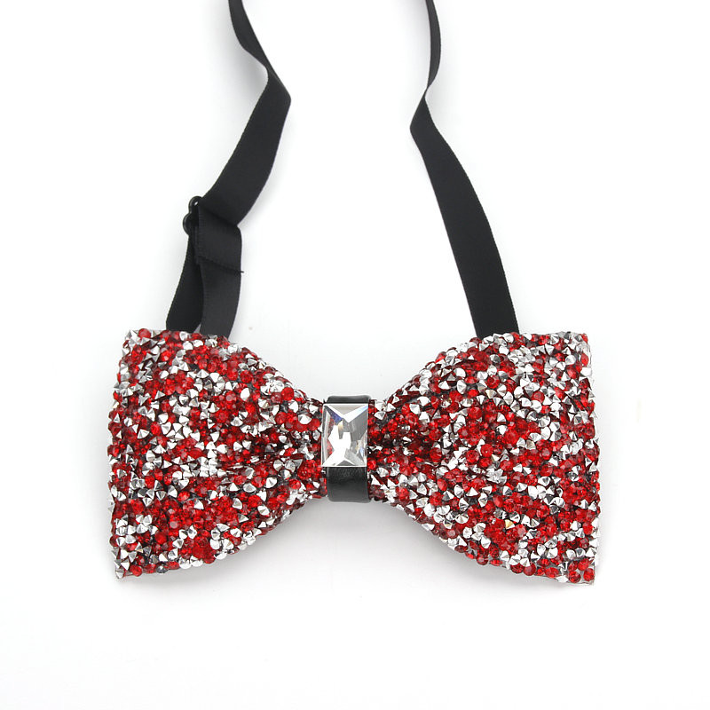 Luksuzne muške leptir-mašne s dijamantnim kristalima i dragim kamenjem Modni dodaci za svatove gravatas Ogrlice za bankete Muške vjenčane leptir-mašne