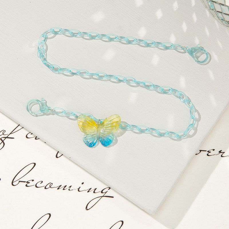 Naočale Modna šarena ogrlica Leptir Anti-lost Traka za vrat Držač maske Lanac za masku Lanci za naočale