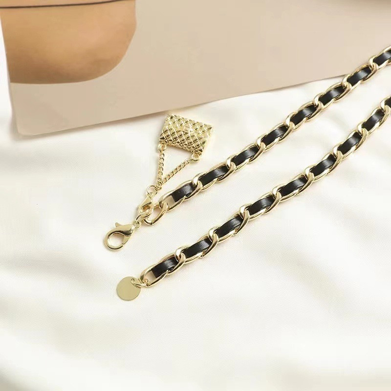 Chic stilski lančići oko struka Dekorativno odijelo visoke klase Lanac džempera Tanki remeni Ženski dizajnerski pojas s resicama Ženski remeni