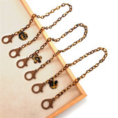 Slatki cvjetni medvjed, privjesak, maska, lančići, držač za djevojčice, dječake, akrilna ogrlica s leopardom, uzica za uže, remen za uže oko vrata i učenika