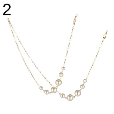 Modni metalni produžetak za zaštitu od gubitka naočala, držač za naočale, lanac za naočale, lanac od kristalnih perli, maska, uzice