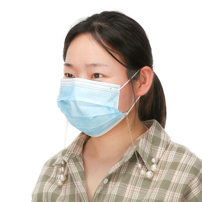 Modni metalni produžetak za zaštitu od gubitka naočala, držač za naočale, lanac za naočale, lanac od kristalnih perli, maska, uzice