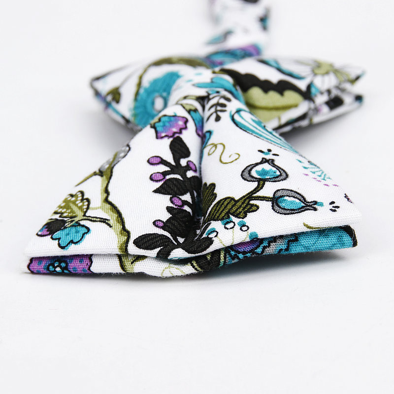 Ianthe bărbați nou-nouț vintage cu imprimeu de flori papion de nuntă pentru bărbați Robe Gravatas mire cravată fluture modă papion