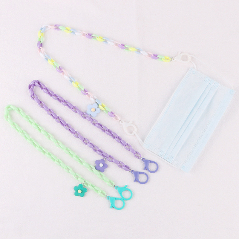 Minimalistički stil Prozirni cvjetni lanac Lanac za naočale Uzica Lanci za naočale za čitanje Ženski dodaci Sunčane naočale Trake za držanje Uzice