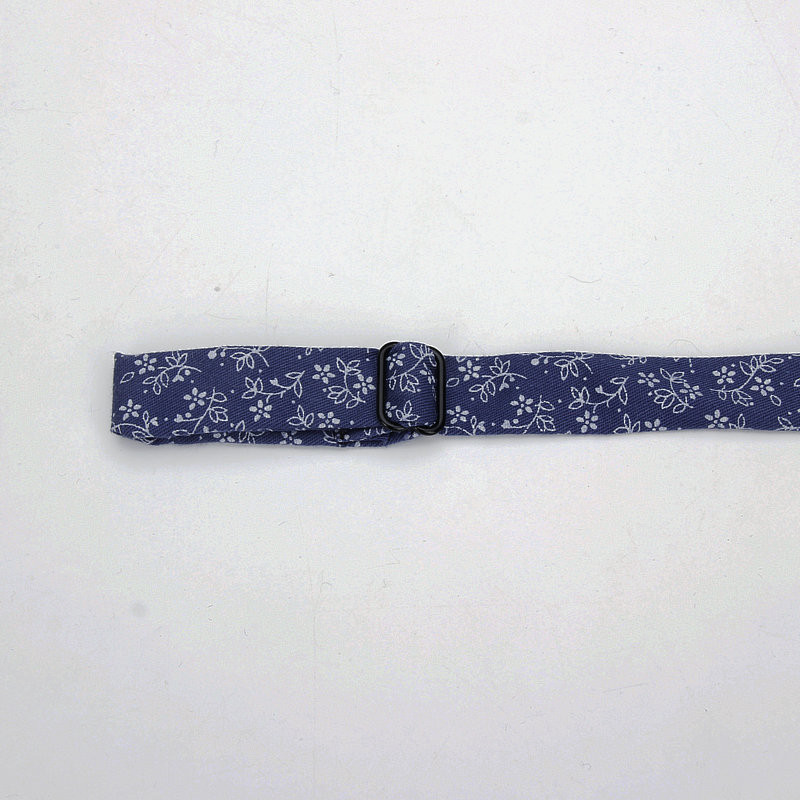 2018 nou-nouț papion floral 100% bumbac papion cravate pentru bărbați costume de afaceri pentru petrecere de nuntă Gravata bleumarin cravată fluture