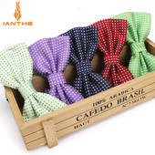 Ianthe Muška modna formalna leptir mašna od poliestera Klasične točkaste leptir mašne Šarene leptir leptir svadbena zabava Pet leptir leptir leptir leptir smoking Kravate oko vrata