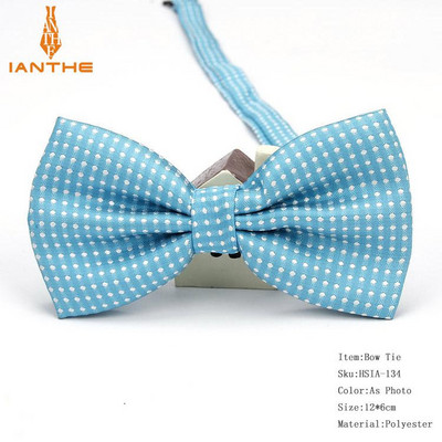 Ianthe Muška modna formalna leptir mašna od poliestera Klasične točkaste leptir mašne Šarene leptir leptir svadbena zabava Pet leptir leptir leptir leptir smoking Kravate oko vrata