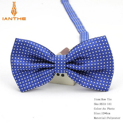 Ianthe Muška modna formalna leptir mašna od poliestera Klasične točkaste leptir mašne Šarene leptir leptir svadbena zabava Pet leptir leptir leptir leptir smoking Kravate oko vrata