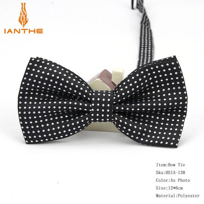 Ianthe Muška modna formalna leptir mašna od poliestera Klasične točkaste leptir mašne Šarene leptir leptir svadbena zabava Pet leptir leptir leptir leptir smoking Kravate oko vrata