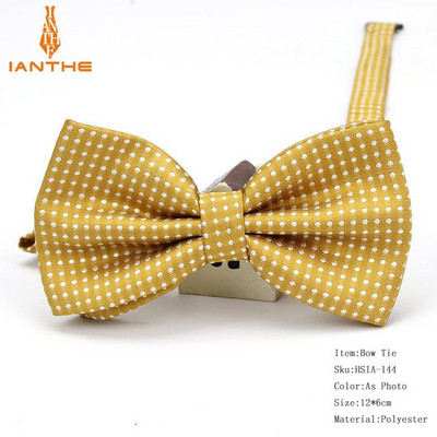 Ianthe Muška modna formalna leptir mašna od poliestera Klasične točkaste leptir mašne Šarene leptir leptir svadbena zabava Pet leptir leptir leptir leptir smoking Kravate oko vrata