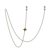 Modna ženska sretna vrpca s četiri lista djeteline za naočale Metalni lančić za sunčane naočale Naočale za čitanje Držač uzice Remen za vrat Uže Poklon