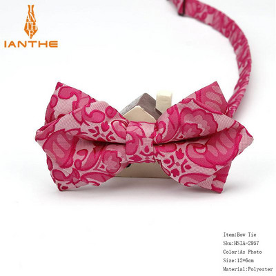 2018. potpuno nova muška klasična leptir leptir leptir-mašna Poslovna vjenčanja Cvjetne vintage leptir-mašne za mladoženja Dodaci za zabavu Poklon