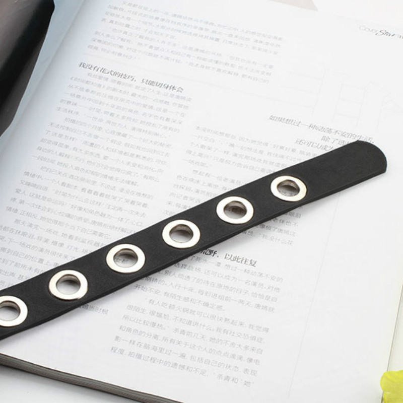 Modni ženski Harajuku kožni dizajnerski remeni s lancem Luksuzni uniseks estetski remen s ušicama, šuplji ženski remen za traperice