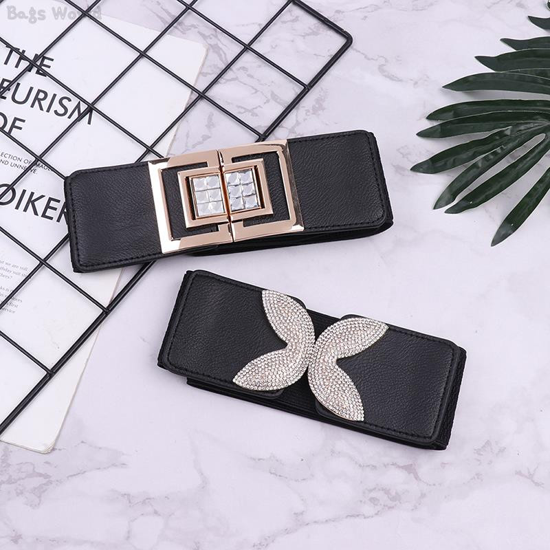 1kom elastični pojas s remenom od kamenčića Dekoracija košulje Široki pojasevi Ženski struk Korzet s pletenicama