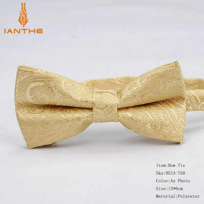 Papioni de modă pentru bărbați, clasic, cachetele, poliester, mătase, epocă, florale, pentru gât, pentru bărbați, colorate, corbata, cu fluture.