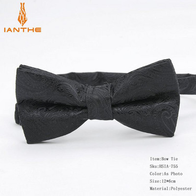 Papioni de modă pentru bărbați, clasic, cachetele, poliester, mătase, epocă, florale, pentru gât, pentru bărbați, colorate, corbata, cu fluture.