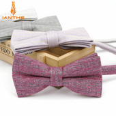 Ianthe Muške potpuno nove vintage pruge Jednobojne vjenčane leptir mašne za muškarce Vestido Gravatas Kravata mladoženja Modne leptir leptir mašne