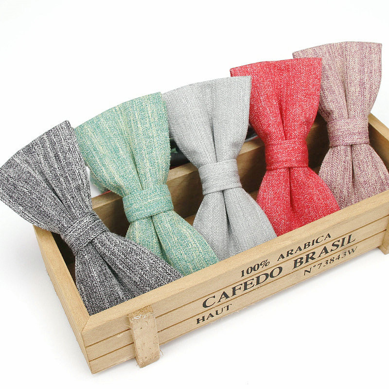 Ianthe Muške potpuno nove vintage pruge Jednobojne vjenčane leptir mašne za muškarce Vestido Gravatas Kravata mladoženja Modne leptir leptir mašne