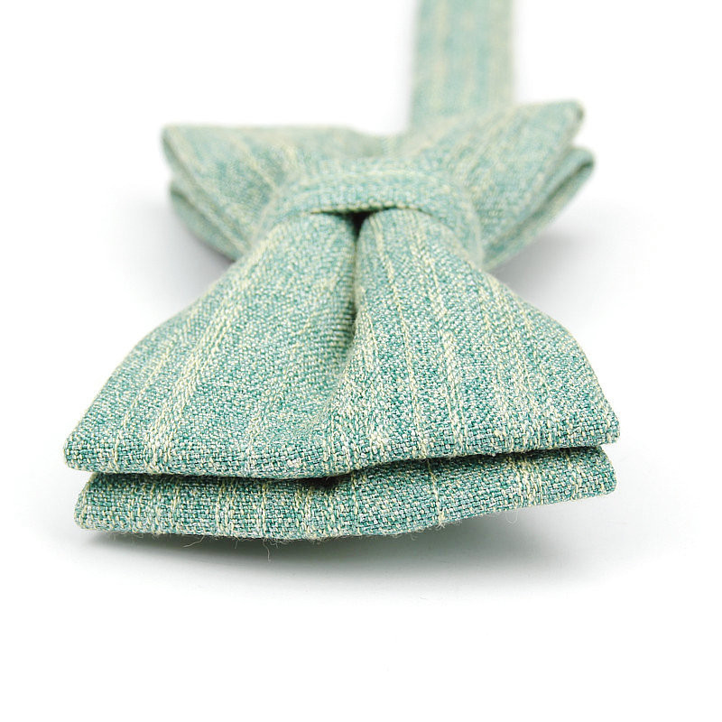 Ianthe Muške potpuno nove vintage pruge Jednobojne vjenčane leptir mašne za muškarce Vestido Gravatas Kravata mladoženja Modne leptir leptir mašne