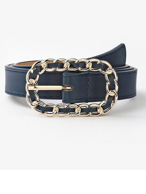 Naiste must sulamist kett pannal vöörihm Vintage PU-nahast rihmad Teksad Kleit vabaaja suve dekoratiivsed vöörihmad naistele