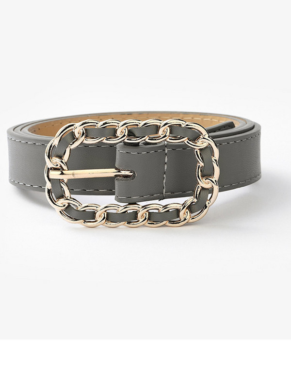 Naiste must sulamist kett pannal vöörihm Vintage PU-nahast rihmad Teksad Kleit vabaaja suve dekoratiivsed vöörihmad naistele