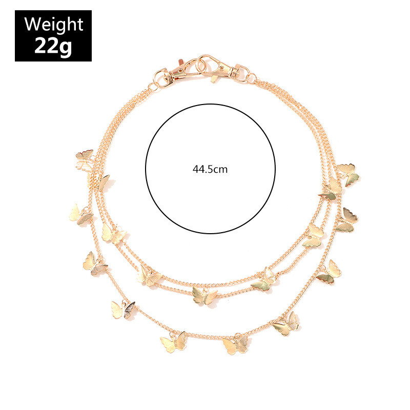 Ženske punk leptir hlače s lancem za remen Ženske hip-hop hlače s resicama Srebrni zlatni lanac za hlače Ženske cool metalni lančići na trapericama