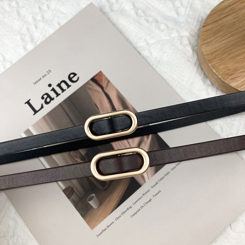Tanki remen s podesivim čvorom, ženski visokokvalitetni dugi remen od meke pu kože, jakna s metalnom kopčom, ženski remen za haljine x645