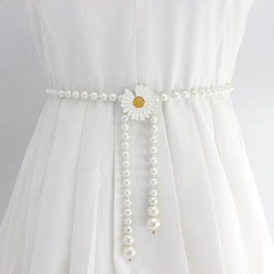 Biserna haljina s lancem oko struka Ženski lanac oko struka Korejski modni leptir Retro ukrasni tanki remen oko struka cinturones para mujer Poklon