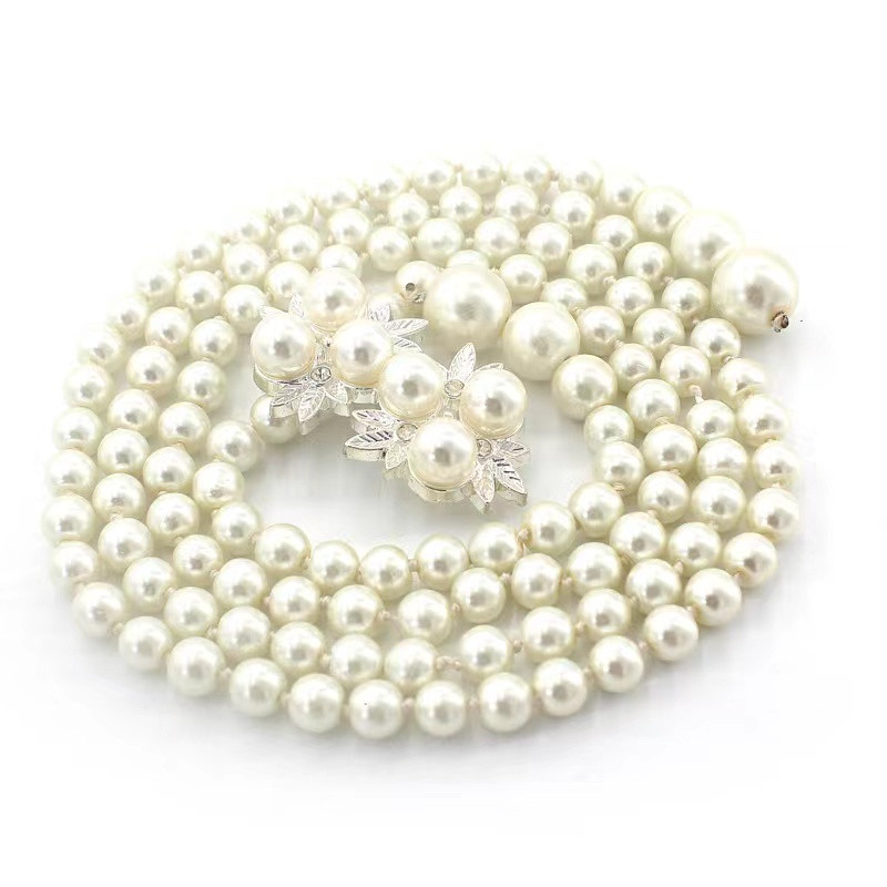 Biserna haljina s lancem oko struka Ženski lanac oko struka Korejski modni leptir Retro ukrasni tanki remen oko struka cinturones para mujer Poklon