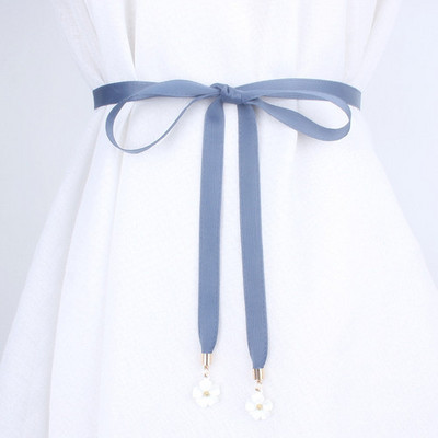 Lilled riidest paelkangast naiste vööd kleidi jaoks suvine sõlmitud vöökoht naiste naiste naiste konset vöörihm