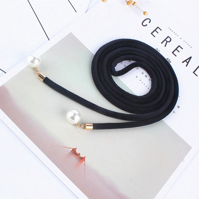 Elegantiško audinio aksominis moteriškas juosmens diržas korsetas kutas mazgas virvė moteriškas vintažinis perlų dirželis, moteriškas plonas stygas