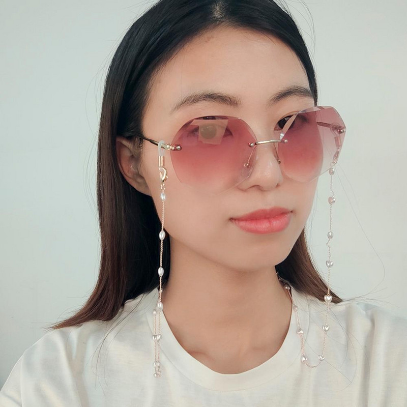 Skyrim Pearl Beaded Naočale Držač lančića Lanci za sunčane naočale Trake oko vrata Uže Uže za čitanje Naočale za žene Djevojke