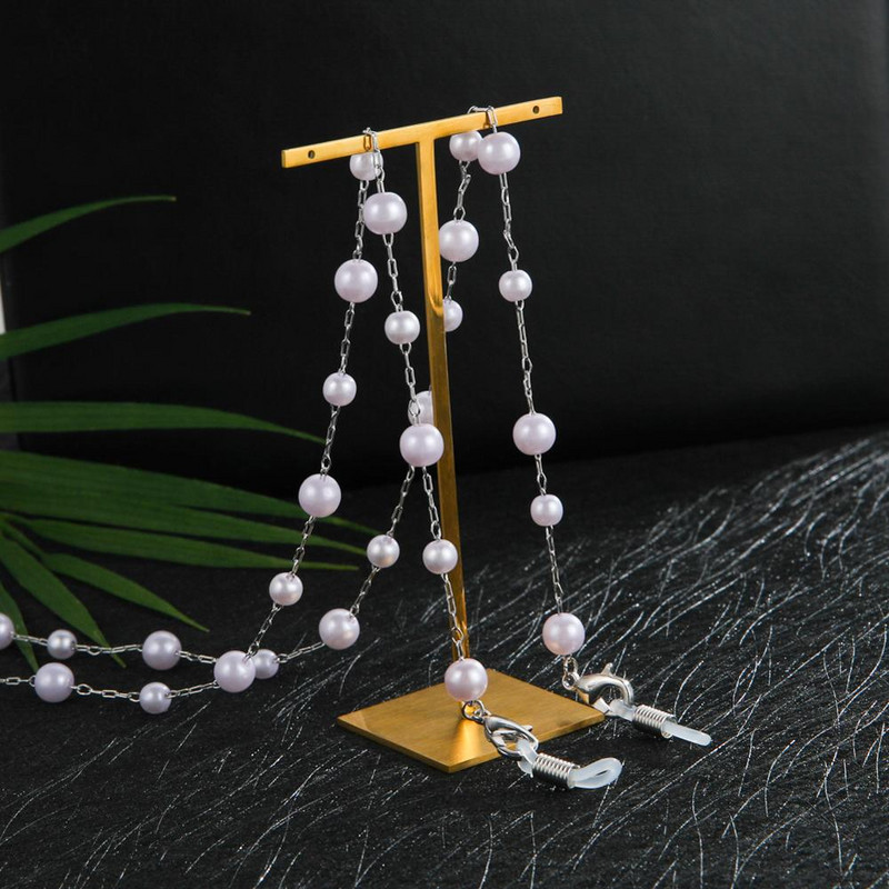 Skyrim Pearl Beaded Naočale Držač lančića Lanci za sunčane naočale Trake oko vrata Uže Uže za čitanje Naočale za žene Djevojke