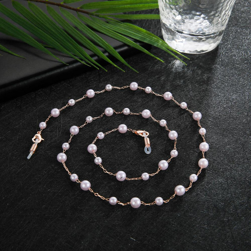 Skyrim Pearl Beaded Naočale Držač lančića Lanci za sunčane naočale Trake oko vrata Uže Uže za čitanje Naočale za žene Djevojke