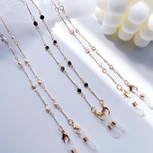 Modni ljetni lanac za naočale s perlama za žene Luksuzne sunčane naočale Držač remena za masku Ogrlice Naočale Nakit oko vrata Korejski