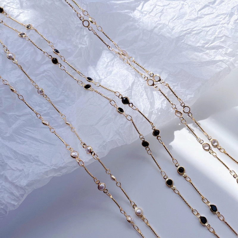 Modni ljetni lanac za naočale s perlama za žene Luksuzne sunčane naočale Držač remena za masku Ogrlice Naočale Nakit oko vrata Korejski