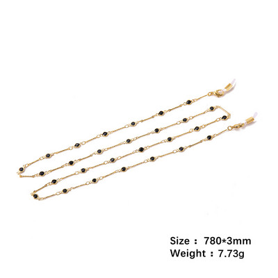 SKYRIM New Fashion Γυναικείες αλυσίδες γυαλιών Γυαλιά ηλίου μαύρο κρύσταλλο Γυαλιά ανάγνωσης Γυαλιά ανάγνωσης Γυαλιά γυαλιά με κορδόνι Θήκη λαιμού Σχοινί