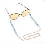 Ochelari de soare cu mărgele de perle fluture Curea cu șnur anti-pierdere Colier Ochelari de vedere Snur din lanț Ochelari de lectură Curea anti-alunecare