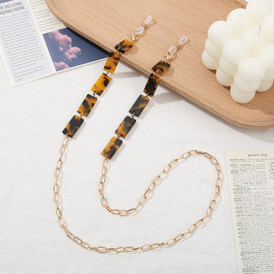 Ochelari de soare cu mărgele de perle fluture Curea cu șnur anti-pierdere Colier Ochelari de vedere Snur din lanț Ochelari de lectură Curea anti-alunecare