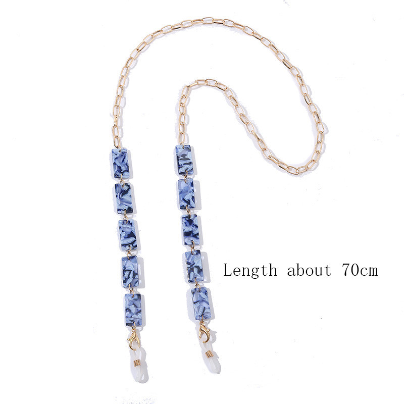 Ochelari de soare cu mărgele de perle fluture Curea cu șnur anti-pierdere Colier Ochelari de vedere Snur din lanț Ochelari de lectură Curea anti-alunecare