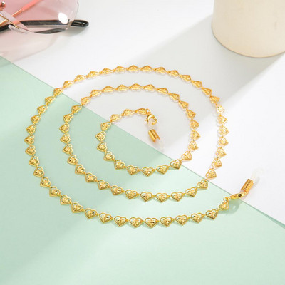 Skyrim Fashion Heart Lanyard Γυαλιά Γυναικείες Αντιολισθητικά γυαλιά ηλίου Αλυσίδα ανάγνωσης γυαλιά γυαλιά λουράκι γυαλιά κορδόνι δώρο