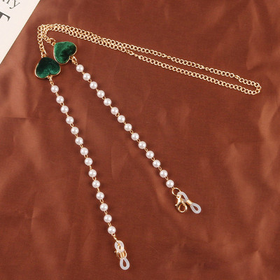 Modni lančići za maske Lanac za naočale u obliku srca za žene Retro metalne sunčane naočale Trake za naočale Držač uzice Remen za oko vrata Poklon