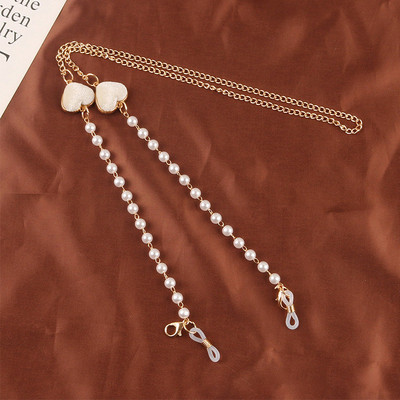 Modni lančići za maske Lanac za naočale u obliku srca za žene Retro metalne sunčane naočale Trake za naočale Držač uzice Remen za oko vrata Poklon