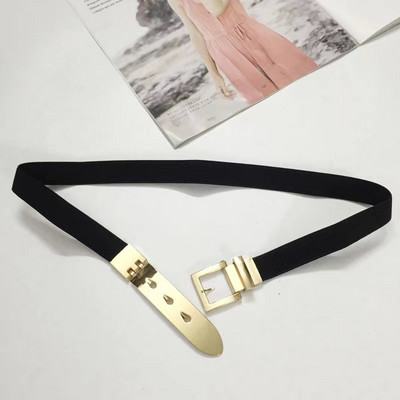 Módny zlatý opasok elastický tenký opasok kovový opasok dámsky Ceinture Femme elastický opasok dámsky kabát Ketting Rim opasok doplnky