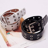 110 cm centură de femei din piele PU cataramă punk blugi de vânt stil nou Curele de femei la modă pentru pantaloni